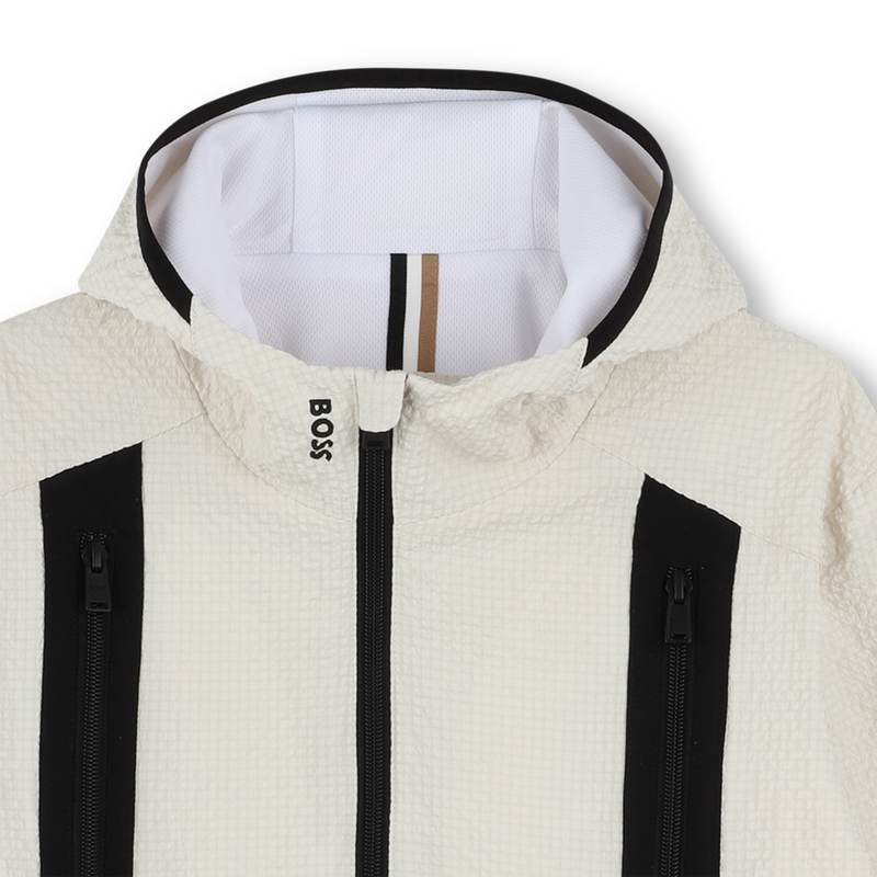 Zip-up hooded windbreaker BOSS 
                    BOY