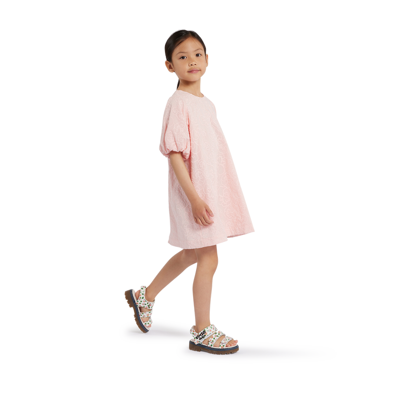 Leather velcro sandals KENZO KIDS 
                    GIRL