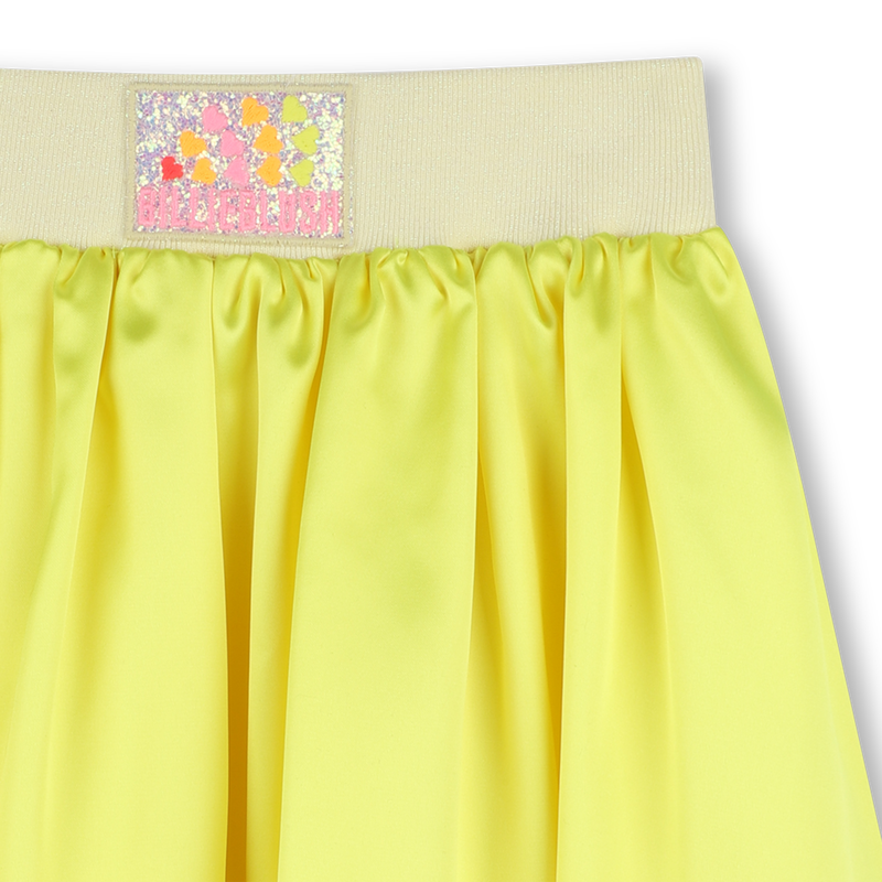 Satin skirt with badge BILLIEBLUSH 
                    GIRL