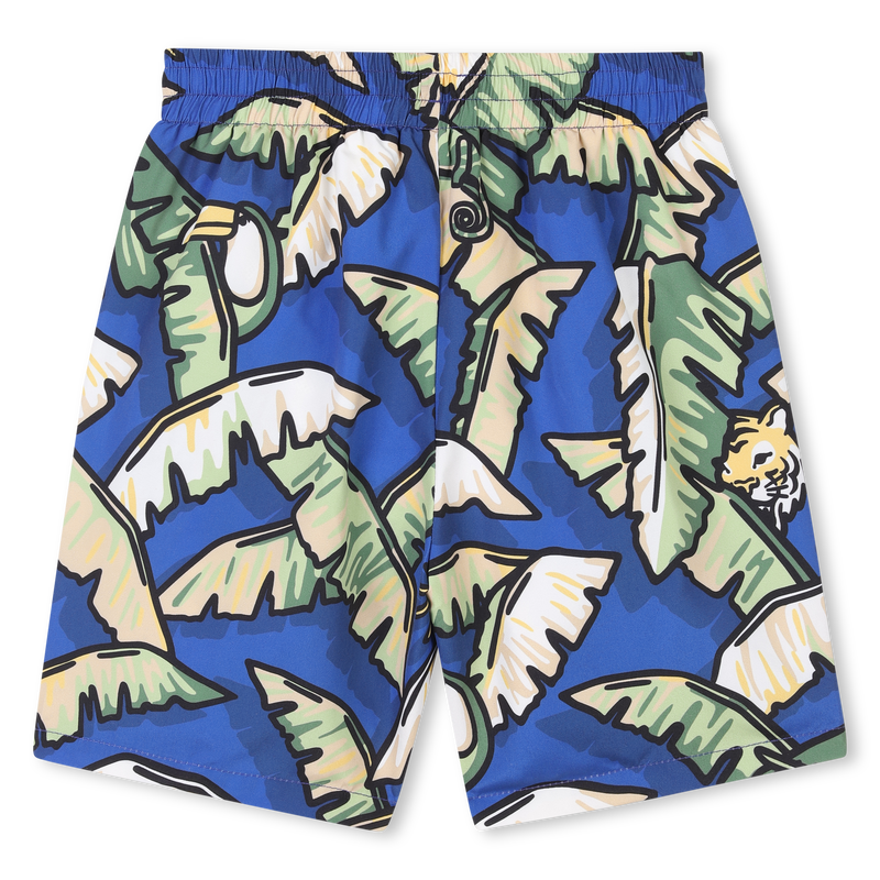 Patterned swim shorts KENZO KIDS 
                    BOY