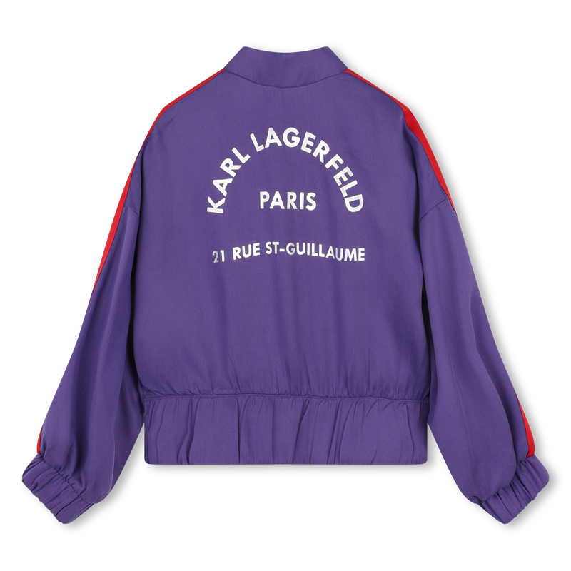 Balloon-Sleeve Track Jacket KARL LAGERFELD KIDS 
                    GIRL