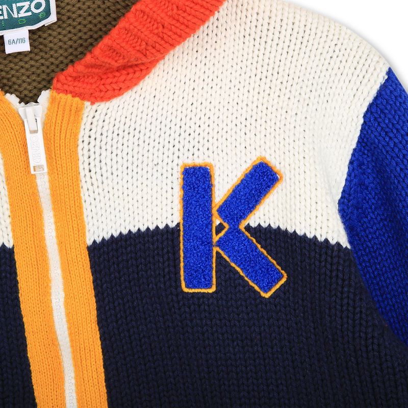 Tricot cardigan KENZO KIDS 
                    GIRL
