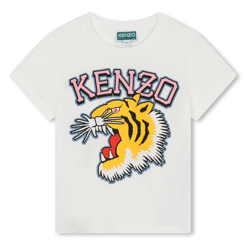 Roaring Tiger T-shirt KENZO KIDS 
                    GIRL