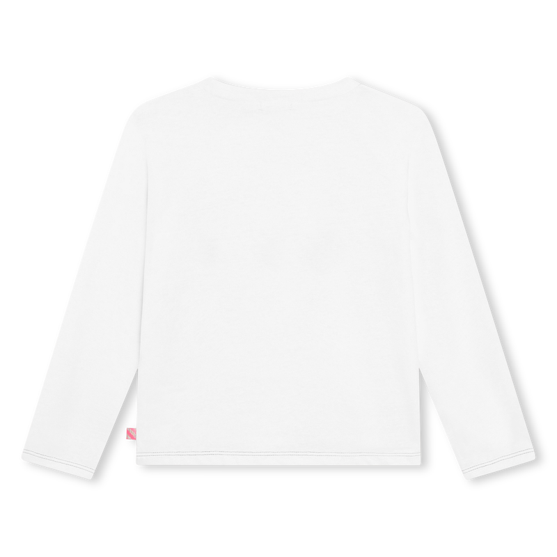 Sequin-graphic long-sleeve BILLIEBLUSH 
                    GIRL