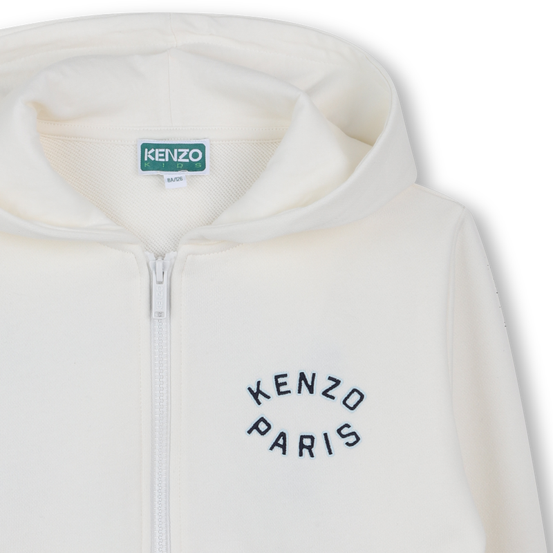 Cotton tracksuit cardigan KENZO KIDS 
                    UNISEX