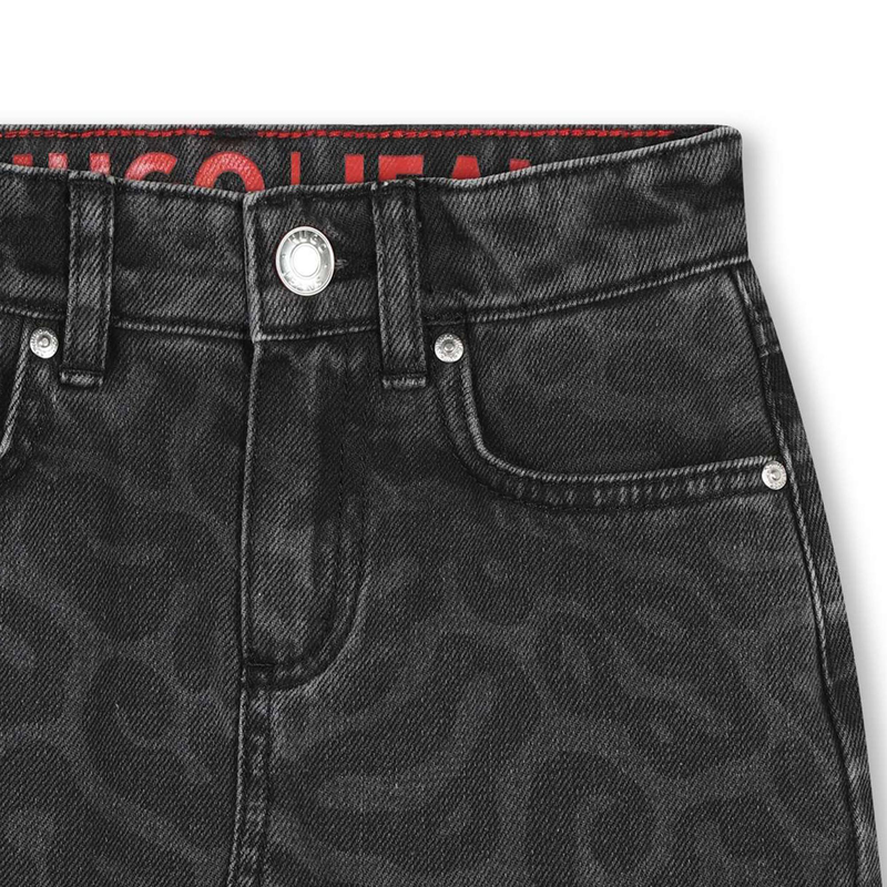 Printed Denim Miniskirt HUGO 
                    GIRL