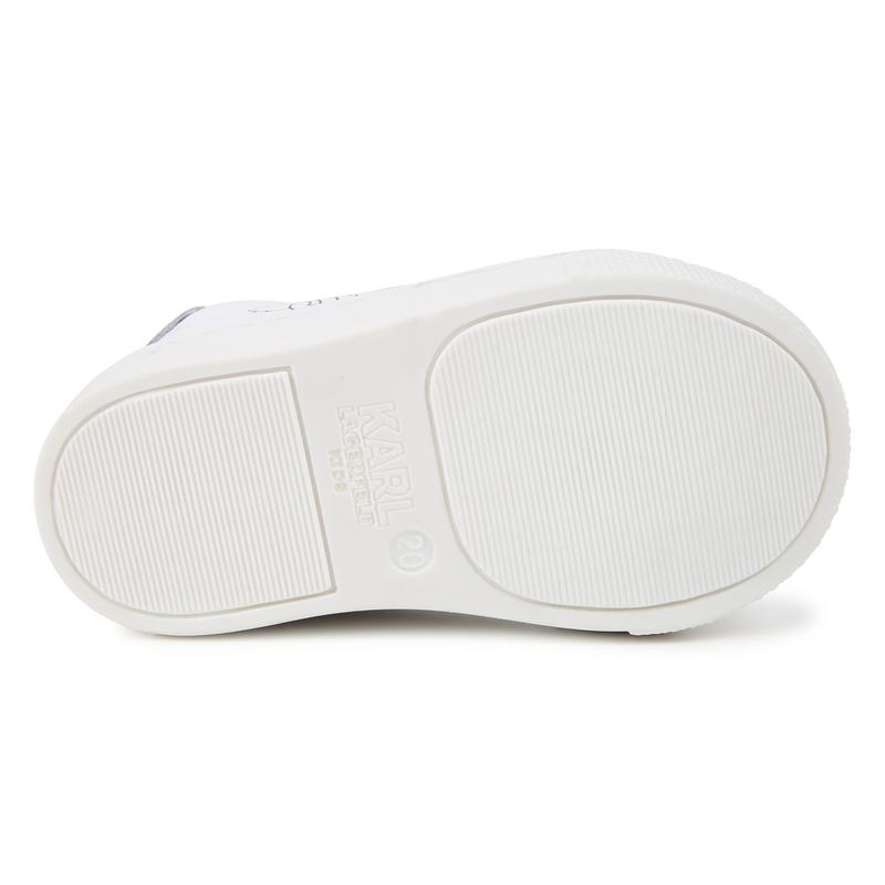 Low-Top Leather Sneakers KARL LAGERFELD KIDS 
                    UNISEX