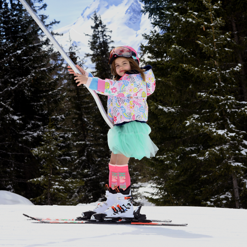 Mixed Material Dress BILLIEBLUSH 
                    GIRL
