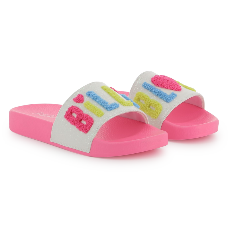 Fleece logo sliders BILLIEBLUSH 
                    GIRL