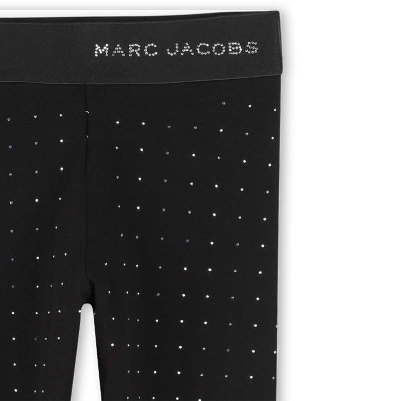 Plain leggings with diamantés THE MARC JACOBS 
                    GIRL