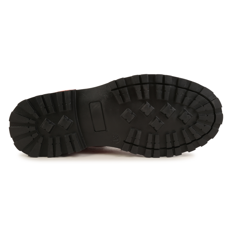 Lace-up leather boots KENZO KIDS 
                    UNISEX