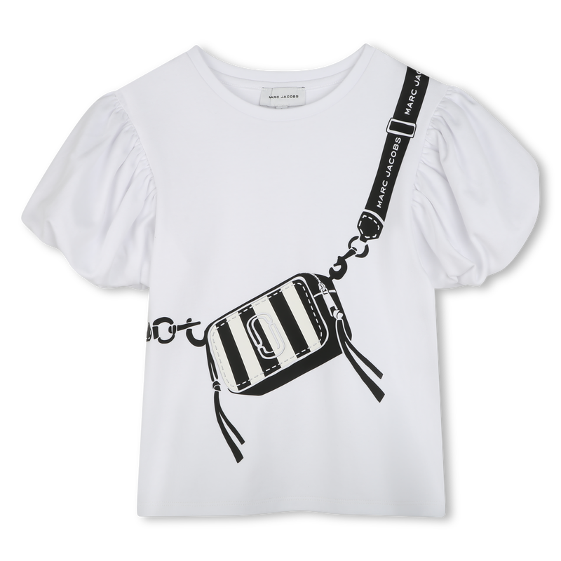 T-shirt with fancy sleeves THE MARC JACOBS 
                    GIRL