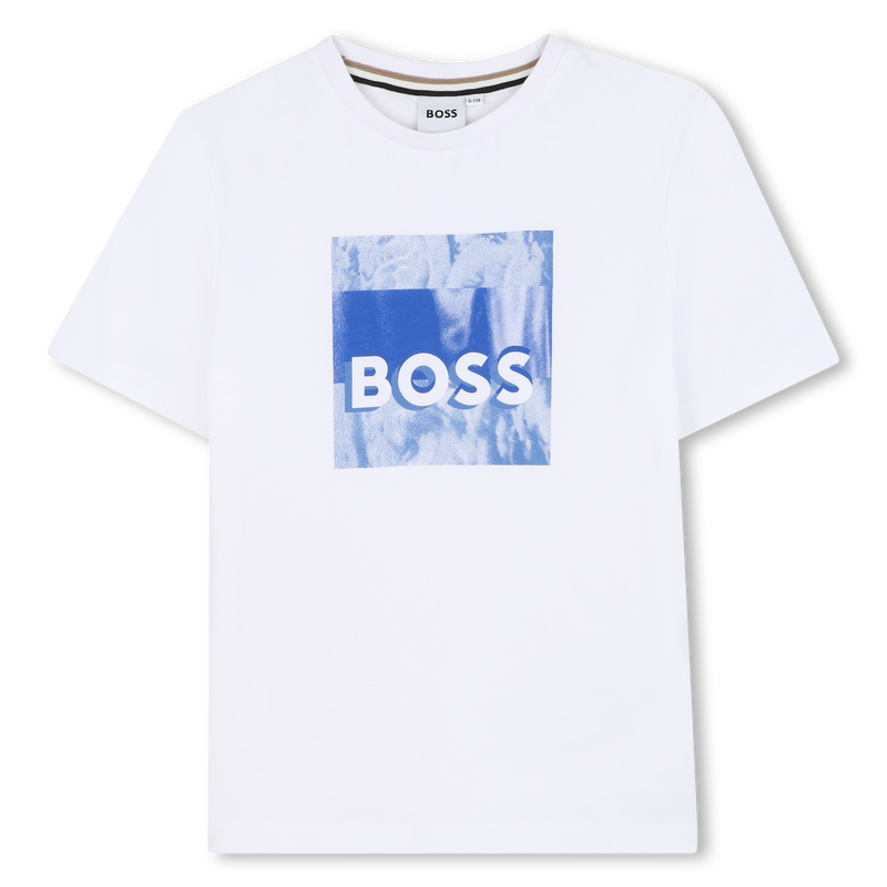 Short-sleeved cotton T-shirt BOSS 
                    BOY
