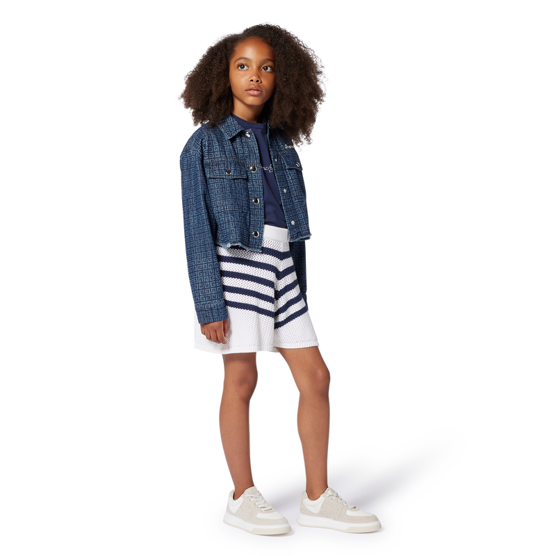 Snap fastener jean jacket GIVENCHY 
                    GIRL