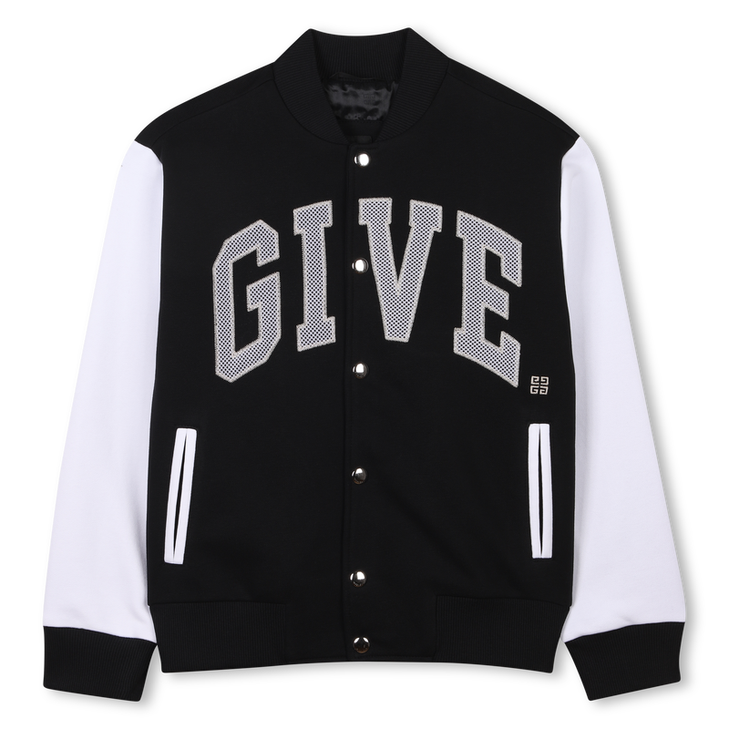 Two-tone fleece sweatshirt GIVENCHY 
                    BOY