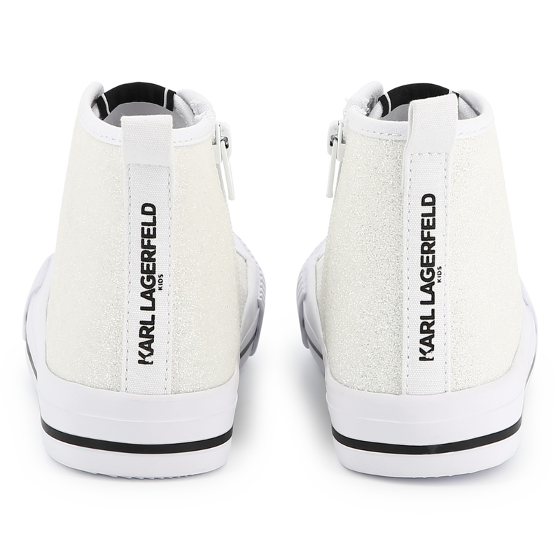 Lace-up high-top sneakers KARL LAGERFELD KIDS 
                    GIRL
