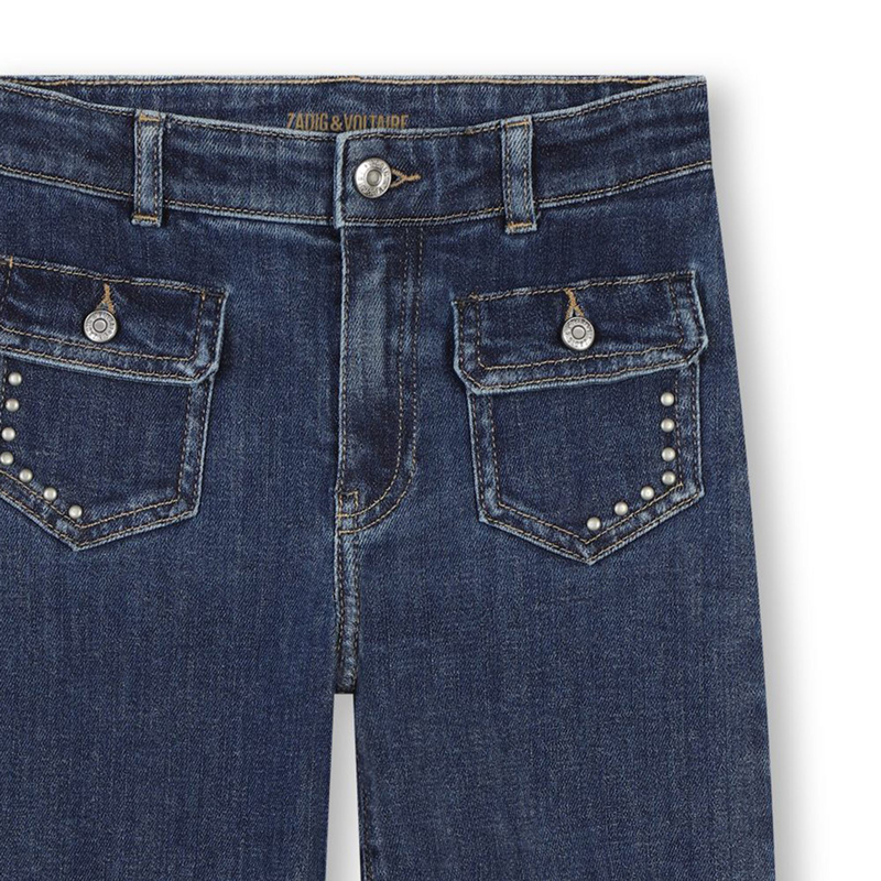 Stretch-Waist Flared Jeans ZADIG & VOLTAIRE 
                    GIRL
