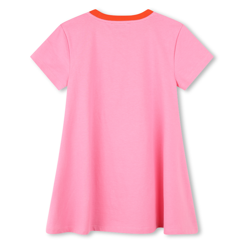 Short-sleeved cotton dress KENZO KIDS 
                    GIRL