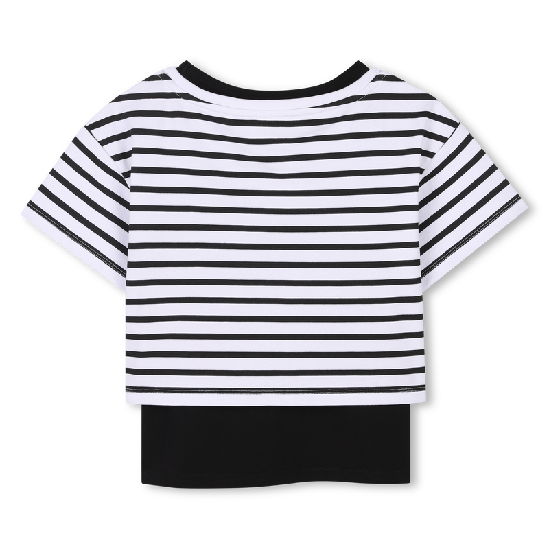 Two-in-one T-shirt with top SONIA RYKIEL 
                    GIRL
