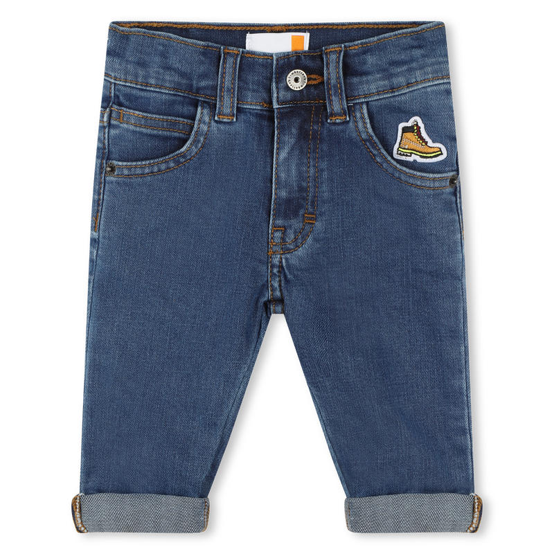 Fitted cotton jeans TIMBERLAND 
                    BOY