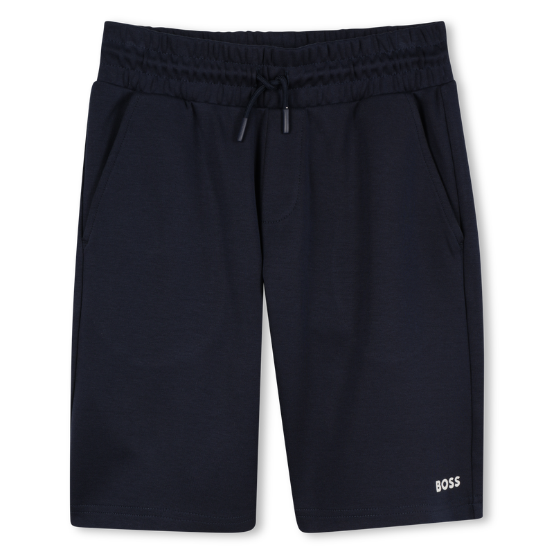 Cotton polo shirt and shorts BOSS 
                    BOY