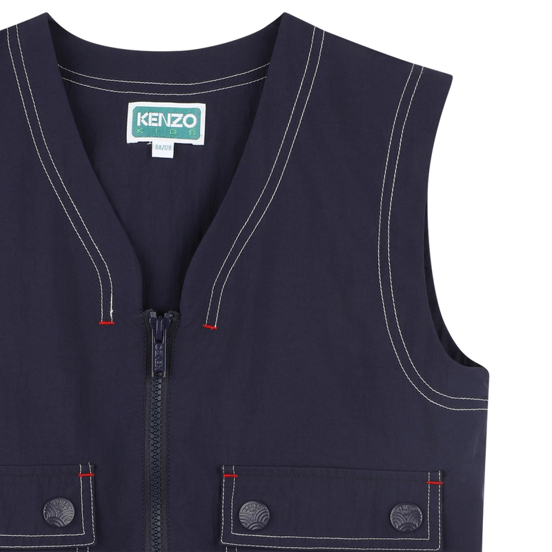 Zip-up vest KENZO KIDS 
                    BOY