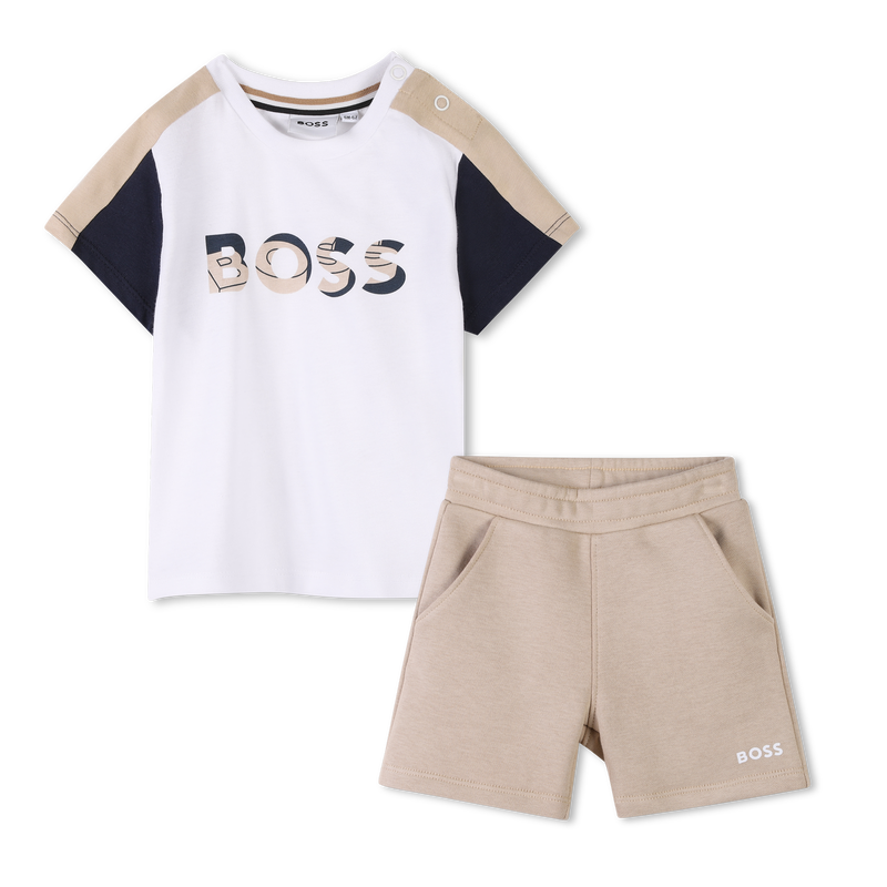 T-shirt and shorts set BOSS 
                    BOY