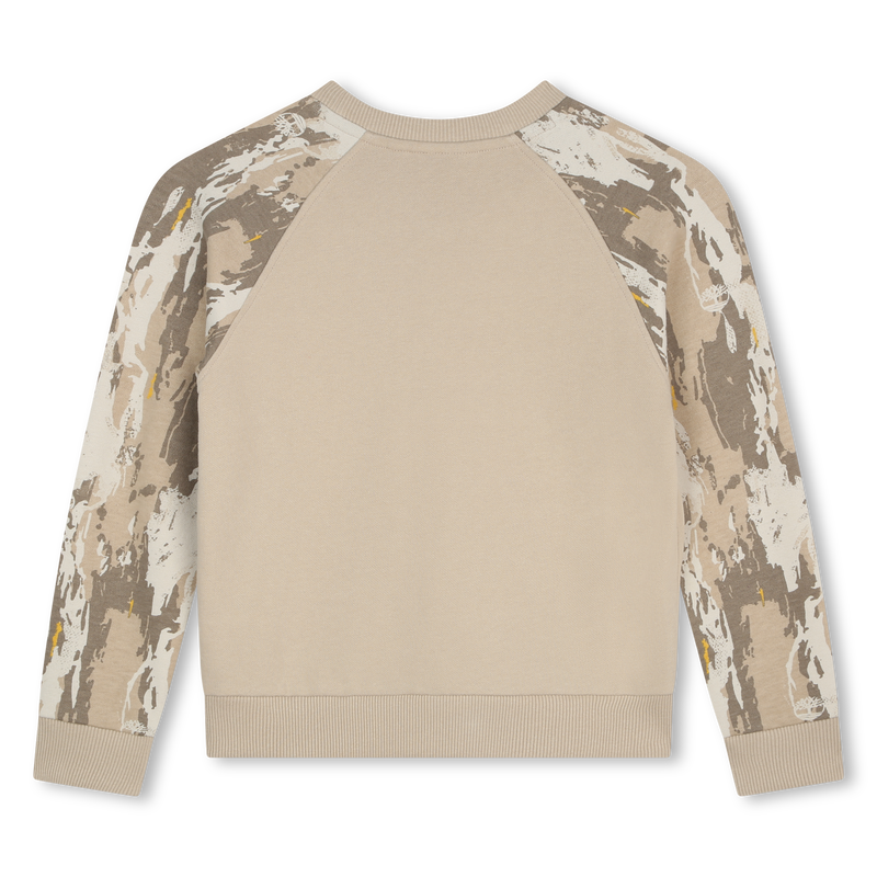 Printed Fleece Sweatshirt TIMBERLAND 
                    BOY
