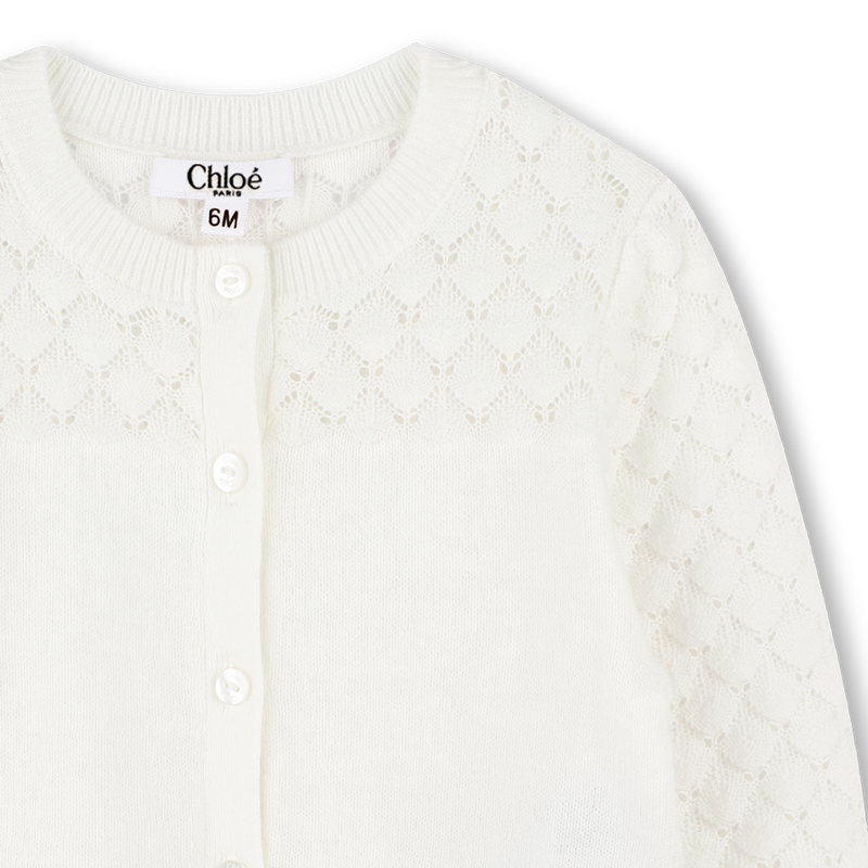 Knitted cotton cardigan CHLOE 
                    GIRL