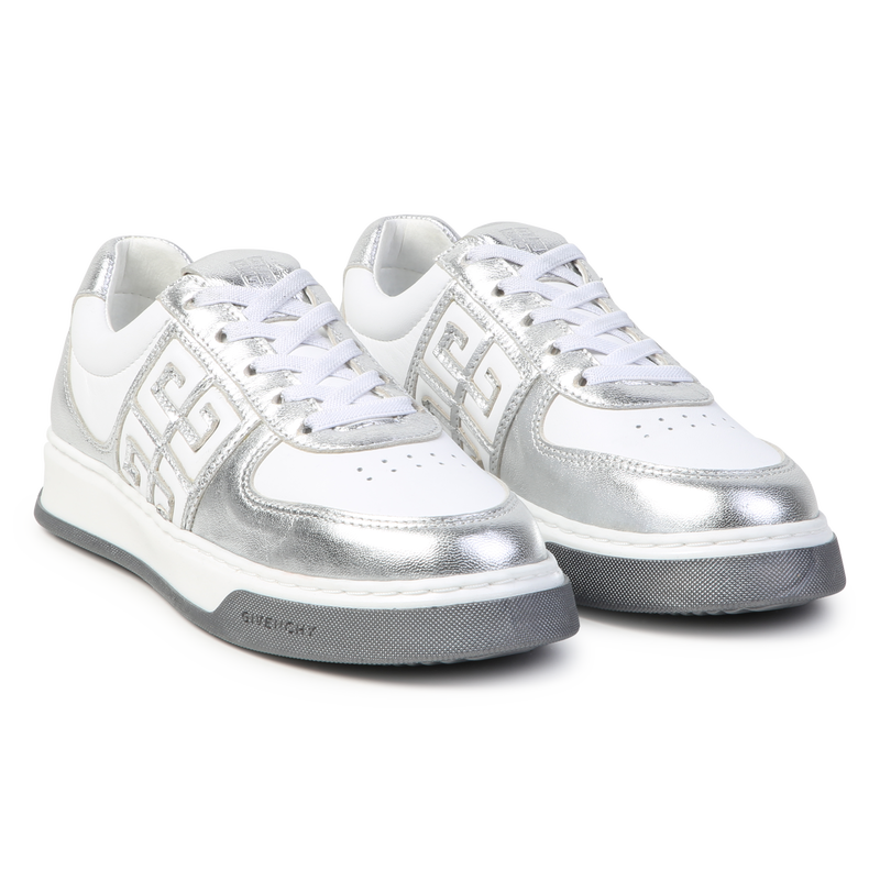 Lace-Up Leather Sneakers GIVENCHY 
                    GIRL