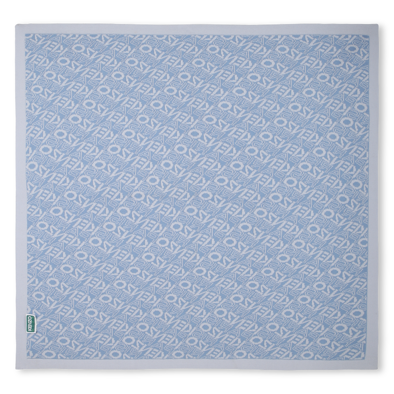 Cotton jacquard blanket KENZO KIDS 
                    UNISEX