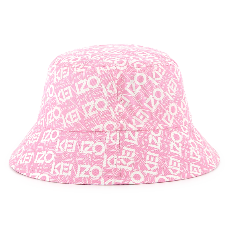 Printed cotton bucket hat KENZO KIDS 
                    UNISEX