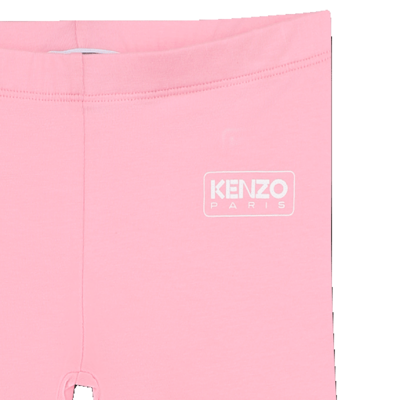 Illustrated logo leggings KENZO KIDS 
                    GIRL