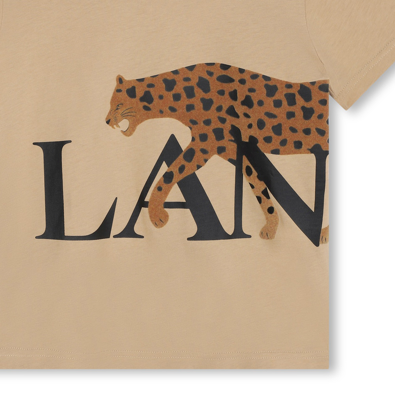 Hobo Cat Print T-Shirt LANVIN 
                    BOY