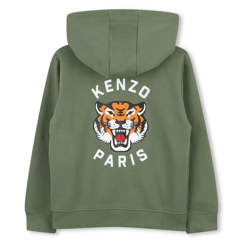 Fleece tracksuit cardigan KENZO KIDS 
                    BOY