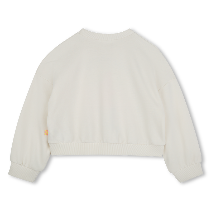Cotton fleece sweatshirt BILLIEBLUSH 
                    GIRL