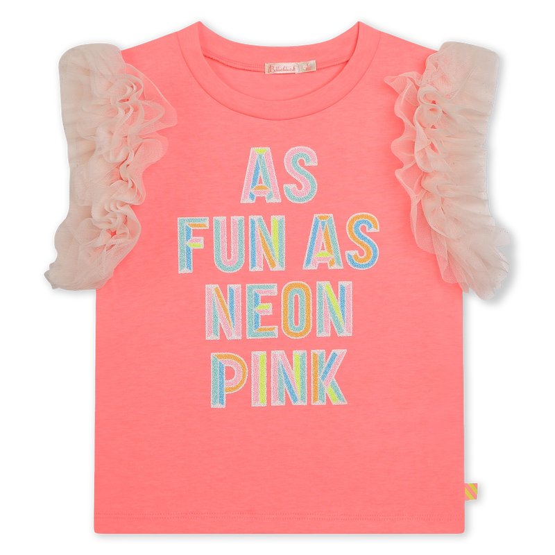 Tulle sleeved t-shirt BILLIEBLUSH 
                    GIRL