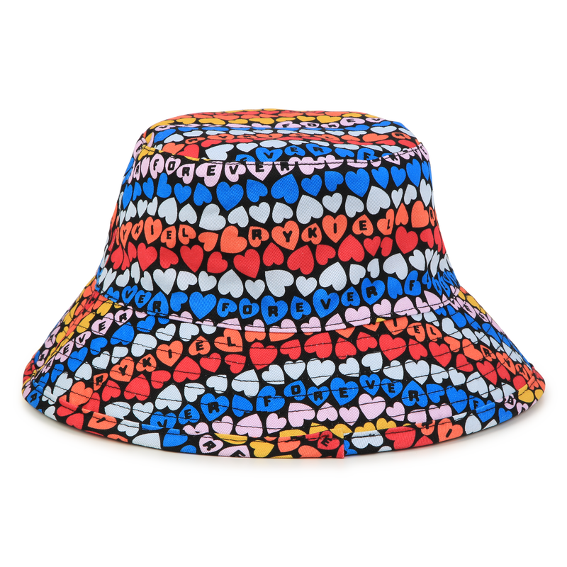 Reversible Cotton Bucket Hat SONIA RYKIEL 
                    GIRL