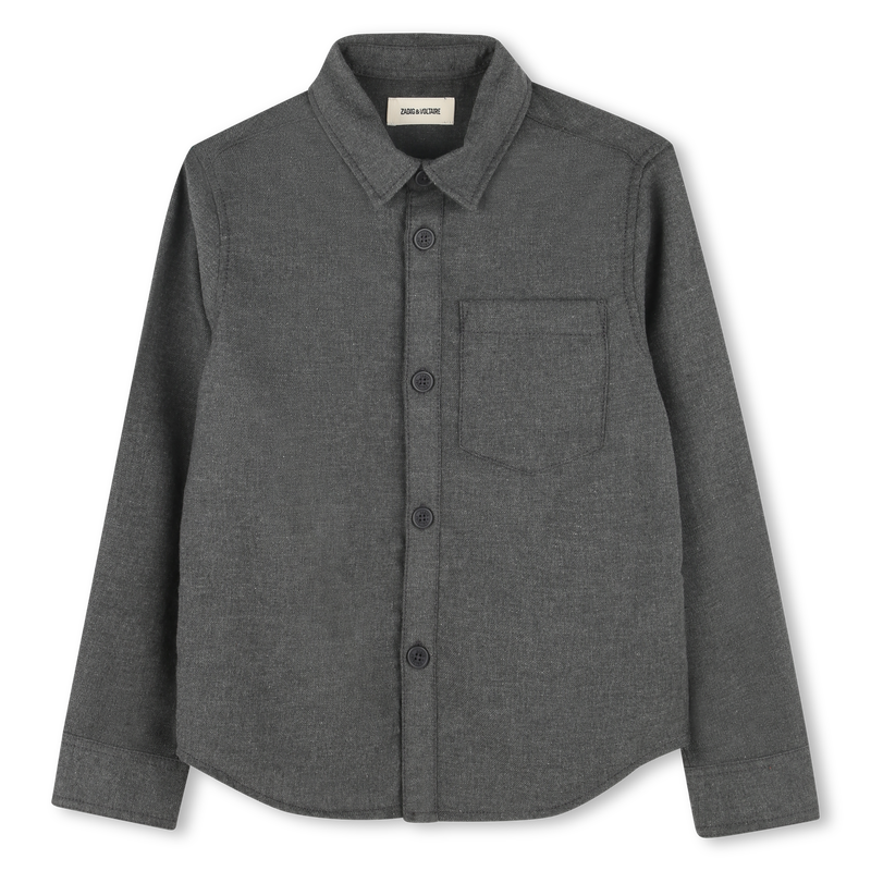 Long-Sleeved Embroidered Shirt ZADIG & VOLTAIRE 
                    BOY