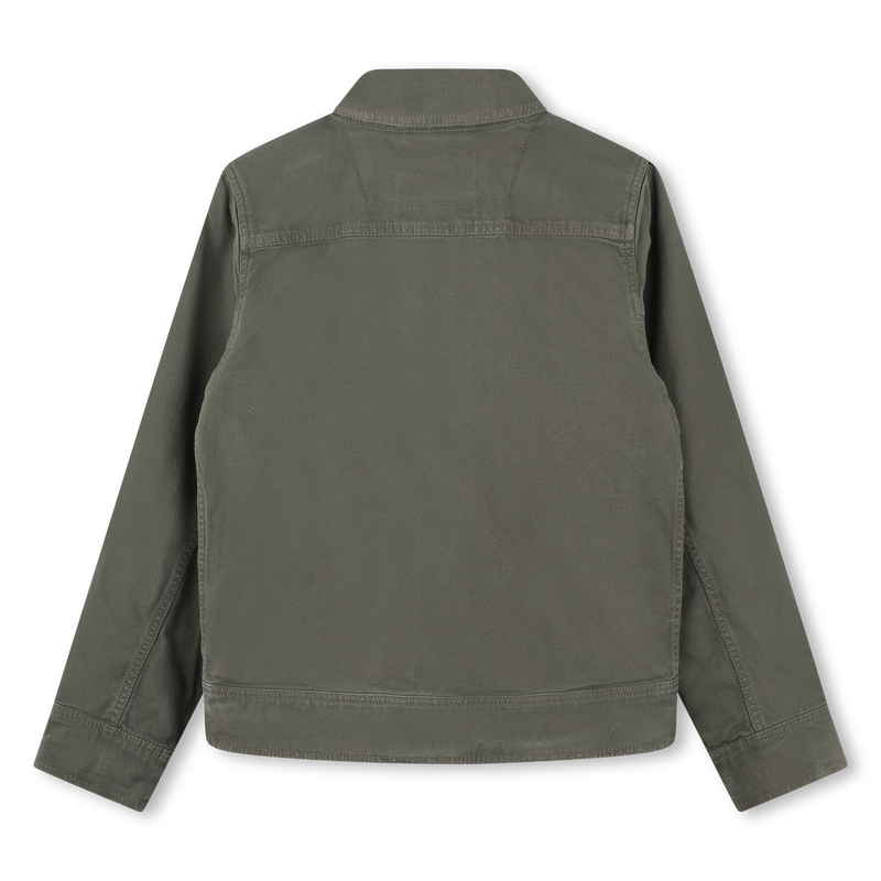 Zipped Cotton Jacket TIMBERLAND 
                    BOY