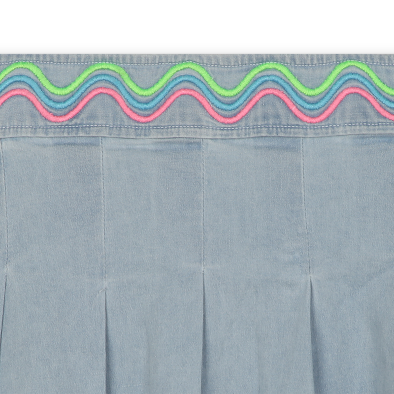 Pleated denim skirt BILLIEBLUSH 
                    GIRL