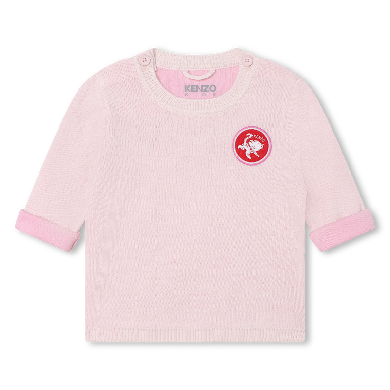 Cotton knit tracksuit KENZO KIDS 
                    GIRL