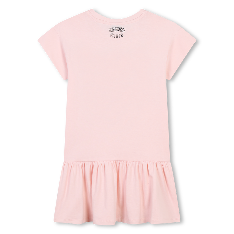 Printed Cotton Dress KENZO KIDS 
                    GIRL