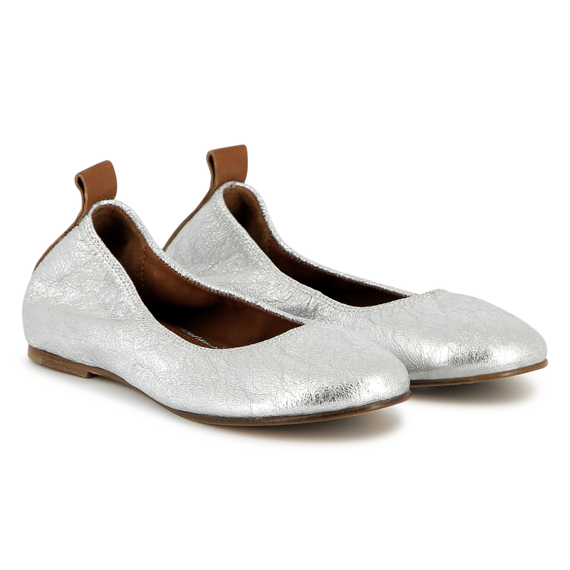 Leather ballet pumps LANVIN 
                    GIRL