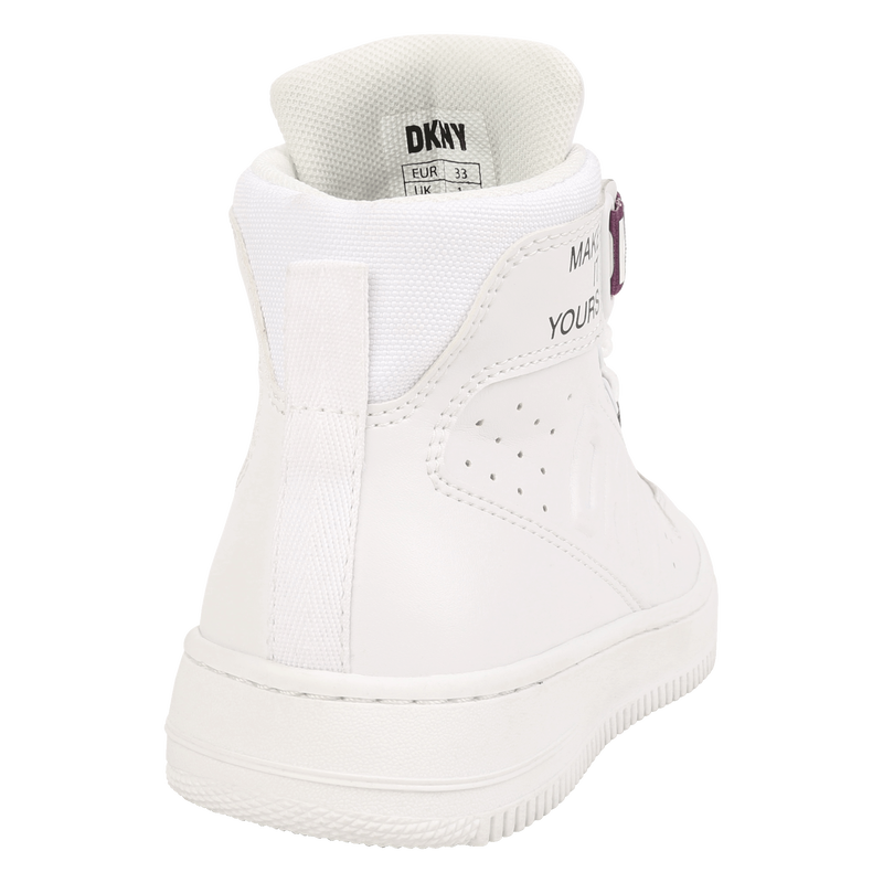 Leather lace-up sneakers DKNY 
                    UNISEX