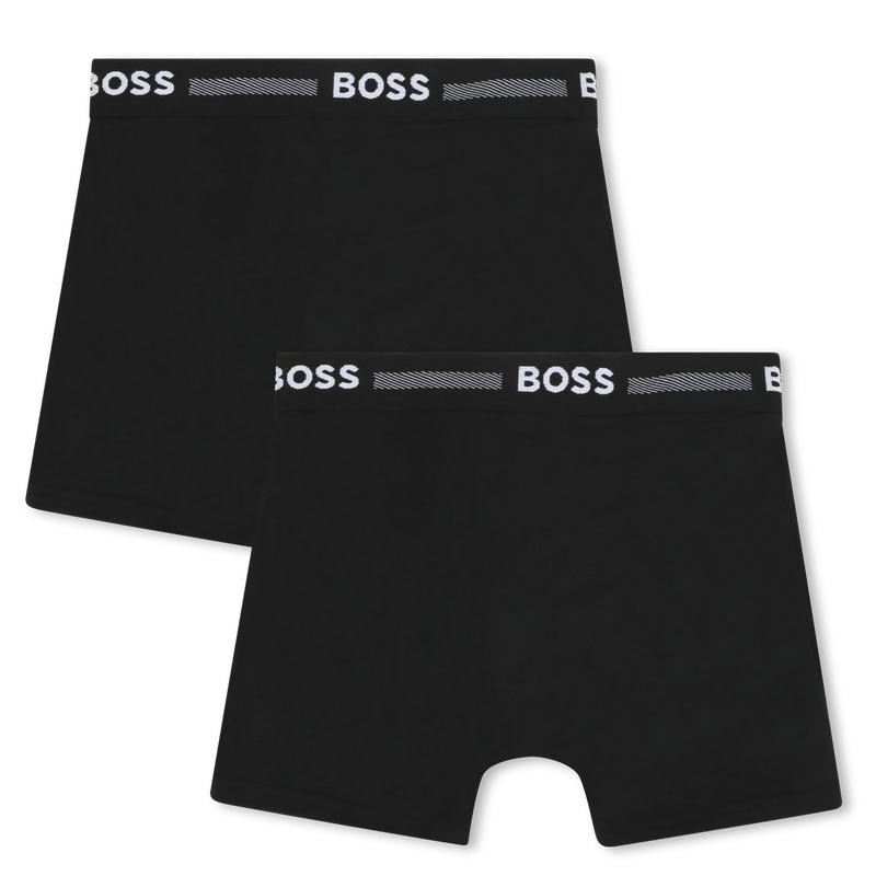 Set of 2 cotton boxer shorts BOSS 
                    BOY