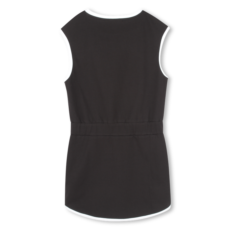 Sleeveless dress with pockets KARL LAGERFELD KIDS 
                    GIRL