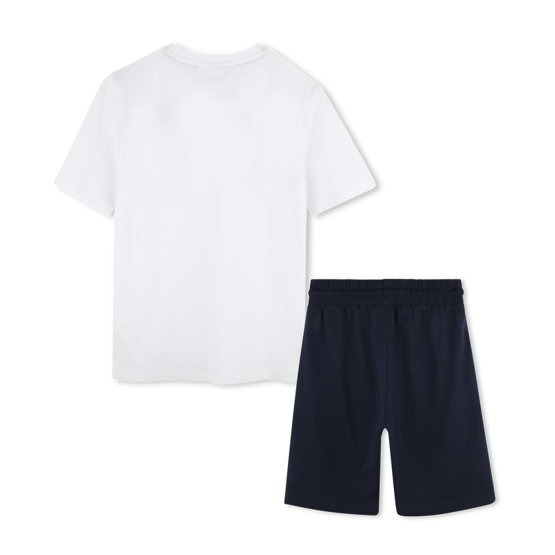 Cotton T-shirt and shorts BOSS 
                    BOY
