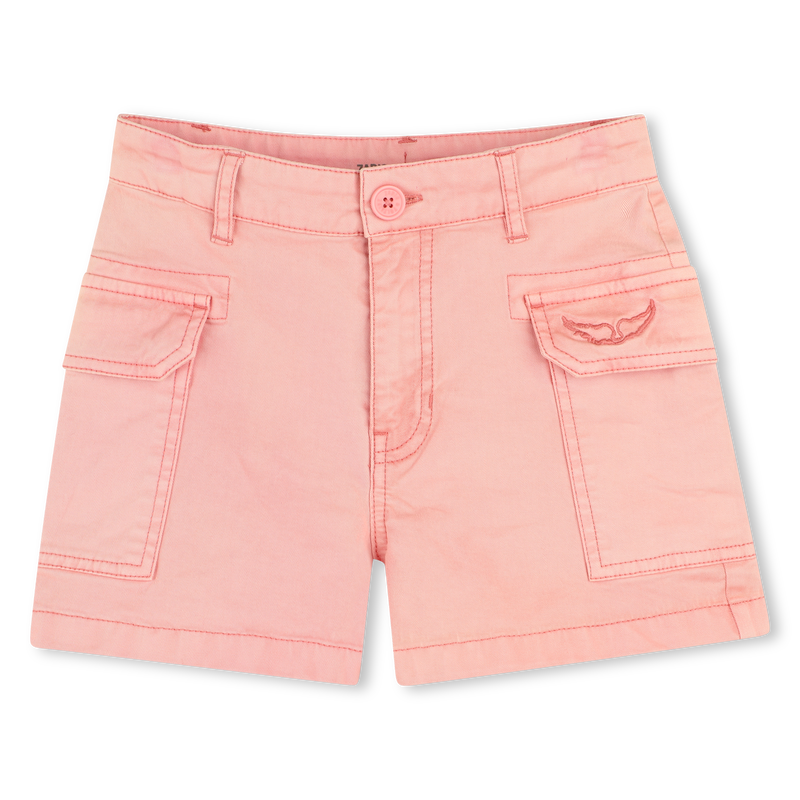 Faded embroidered shorts ZADIG & VOLTAIRE 
                    GIRL