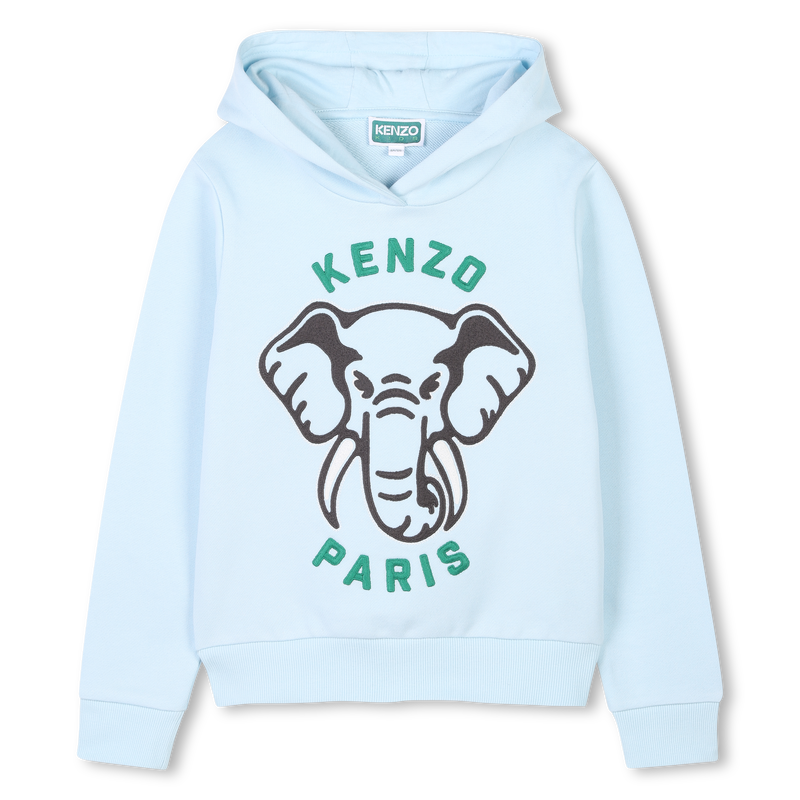 Hooded elephant sweatshirt KENZO KIDS 
                    BOY